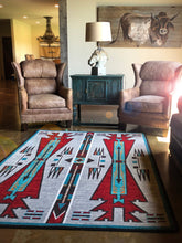 Load image into Gallery viewer, &quot;Horse Thieves - Electric&quot; Southwestern Area Rugs - Choose from 6 Sizes!