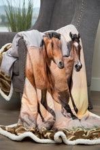 Load image into Gallery viewer, &quot;Wild Horses&quot; Plush Throw - 54&quot; X 68&quot;