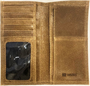 Twisted-X Western Distressed Brown Rodeo Wallet