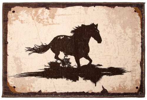 Running Horse Indoor Rug - 24