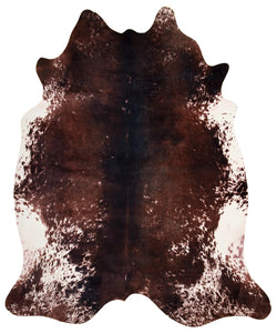 Faux Cowhide Print Rug, Tri-Color (Choose From 2 Sizes)