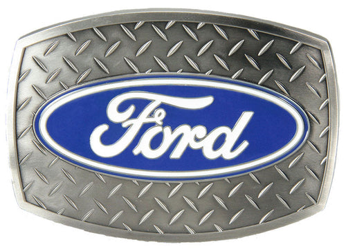 Ford Diamond Plate Buckle - 3-1/2