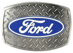 Ford Diamond Plate Buckle - 3-1/2" x 2-1/2"