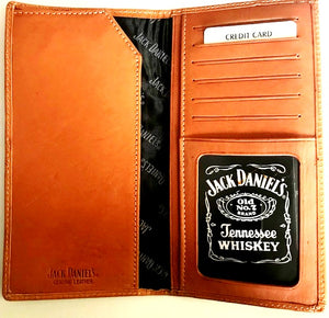 Jack Daniels Rodeo Wallet with Silver Logo Concho