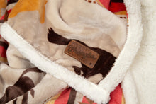 Load image into Gallery viewer, Wrangler Running Horse Country Plush Throw - 54&quot; X 68&quot;
