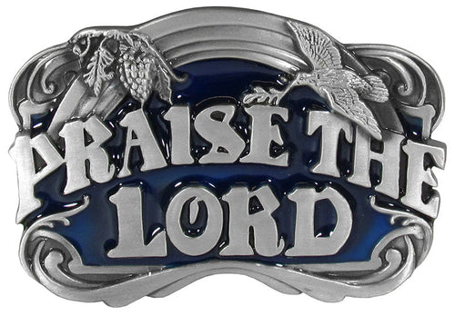 Praise the Lord Enamel Belt Buckle 3