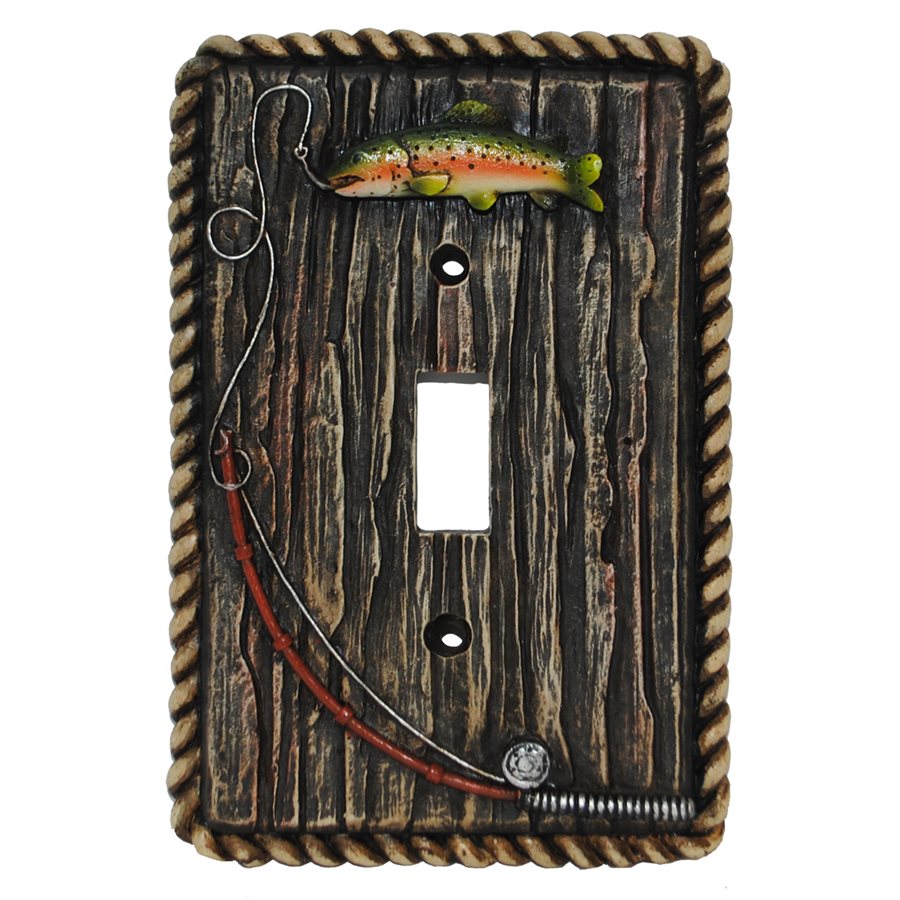 Rainbow Trout Single Switch Plate Cover