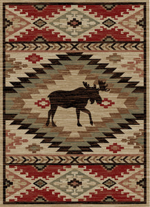 "High Country Multi" Lodge Area Rug Collection - Available in 4 Sizes!