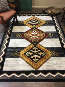 "Lineage" Southwestern Area Rugs - Choose from 6 Sizes!