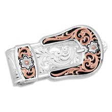 Load image into Gallery viewer, Ladies&#39; Floral Buckle Money Clip - Made in the USA