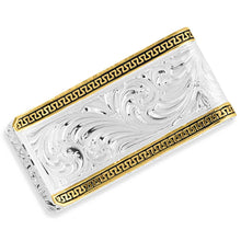 Load image into Gallery viewer, Two-Tone Carved Longhorn Money Clip - Made in the USA!