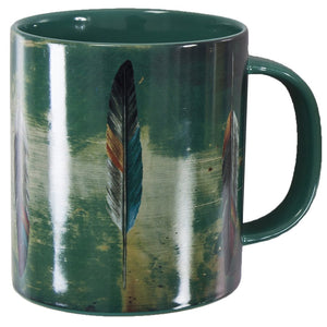 Large Feather Design Mug