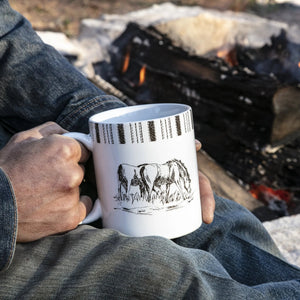 "Ranch Life" Remuda Coffee Mugs - Set of 4