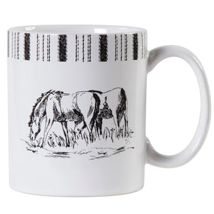 "Ranch Life" Remuda Coffee Mugs - Set of 4