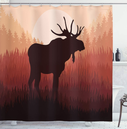 Moose Shower Curtain