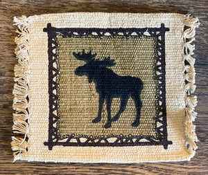 Mountain Wildlife Woven Coasters - Choose From 4 Animals!