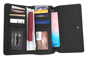Ladies' Western Aztec Wallet - Black