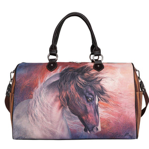 Western Horse Canvas Weekender Bag