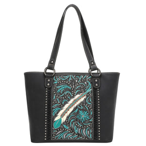 Western Embroidered Collection Concealed Carry Tote