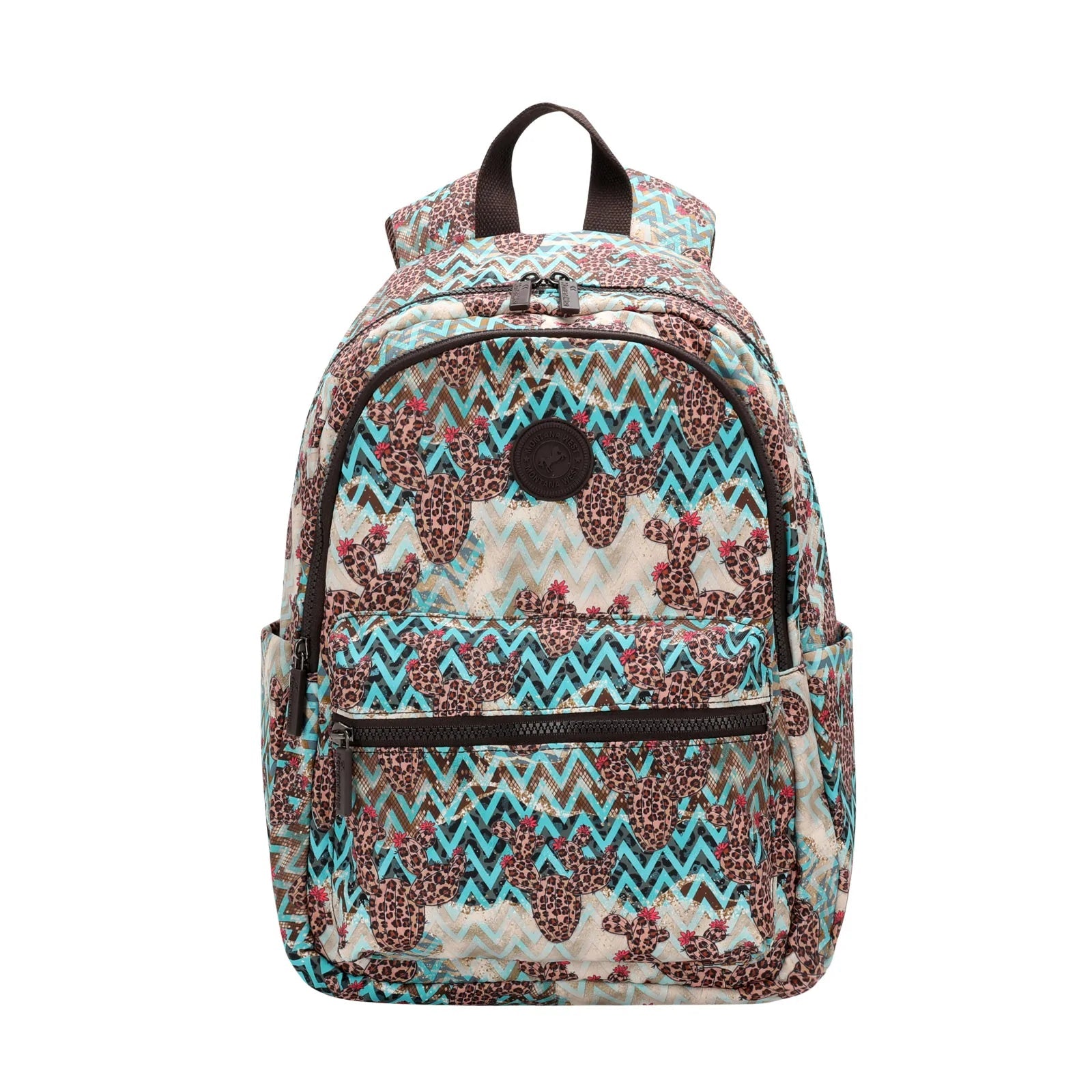 Western Leopard Cactus Print Backpack