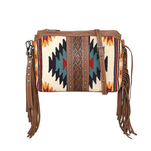 Western Aztec Tapestry Crossbody/Clutch/Wristlet - Choose From 2 Colors!