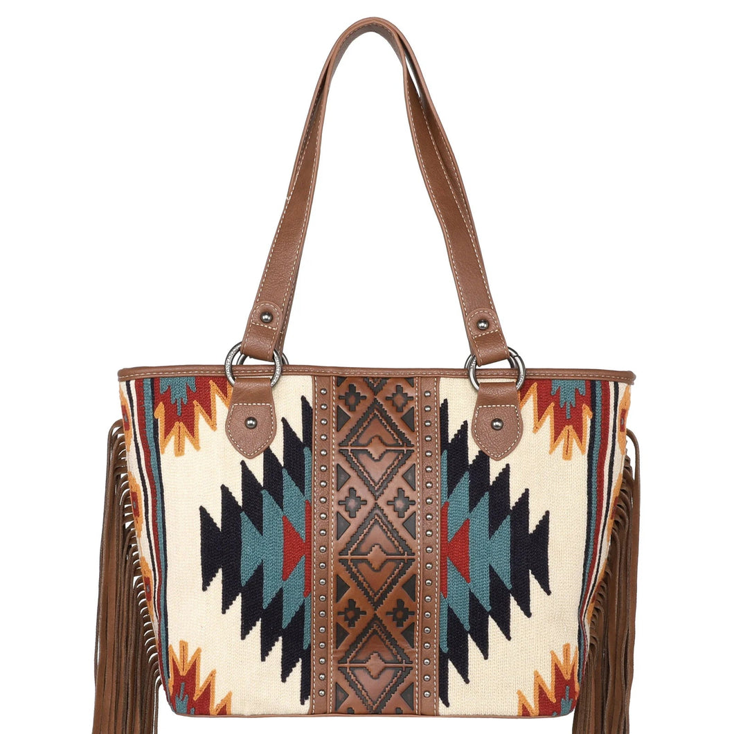 Western Aztec Tapestry Concealed Carry Tote