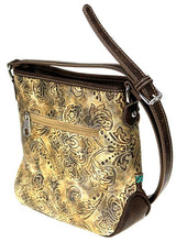 Load image into Gallery viewer, Floral Embroidered and Vintage Pattern Western Purse