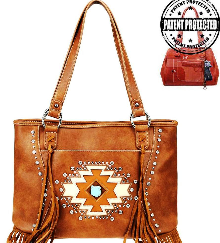 Aztec Collection Concealed Carry Tote