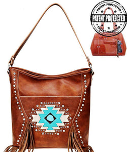 Aztec Collection Concealed Carry Hobo