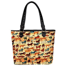 Load image into Gallery viewer, Western Horse Collection Canvas Tote Bag