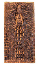 Load image into Gallery viewer, Genuine Leather Men&#39;s Croc Rodeo Wallet - Choose From 2 Colors!