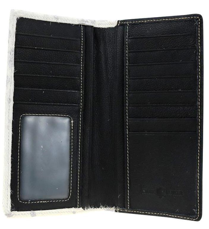 Genuine Metallic Burnout Cowhide Men's Rodeo Wallet – Wild West Living