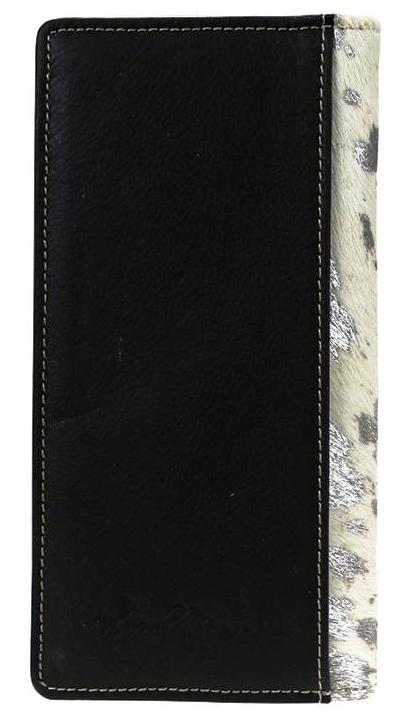 Genuine Metallic Burnout Cowhide Men's Rodeo Wallet – Wild West Living