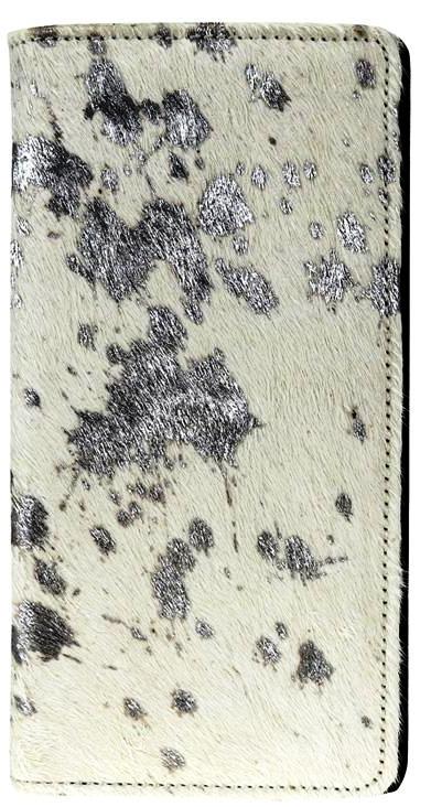 Genuine Metallic Burnout Cowhide Men's Rodeo Wallet – Wild West Living