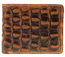 Load image into Gallery viewer, Genuine Leather Alligator Design  Men&#39;s Bi-Fold Wallet - Choose From 2 Colors!