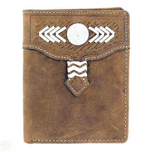 Load image into Gallery viewer, Nocona Western Bi-Fold Wallet With Concho