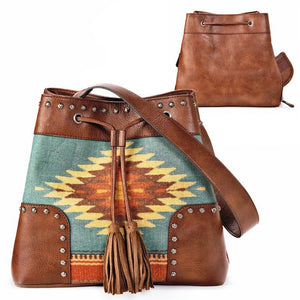 "Zapotec" Style Concealed Handgun Bucket Bag