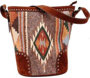 Aztec Concealed Carry Brown Tote