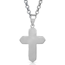Load image into Gallery viewer, Two-Toned Cross Necklace