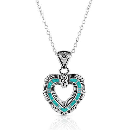 Love Conquers All Heart Necklace