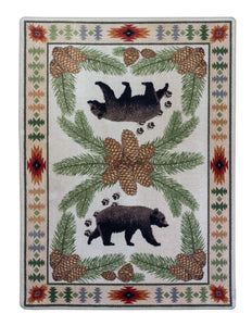 "Camp Woodhaven" Western/Lodge Area Rugs - Choose from 6 Sizes!