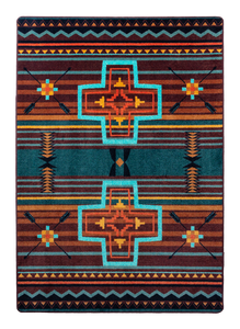 "Brazos - Sunset" Western Area Rugs - Choose from 6 Sizes!