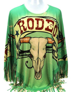 "Rodeo" Western Poncho