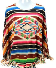 Load image into Gallery viewer, &quot;Serape&quot; Western Poncho