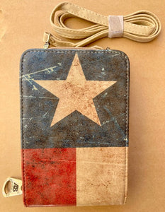 Texas Star Cell Phone Wallet /Crossbody