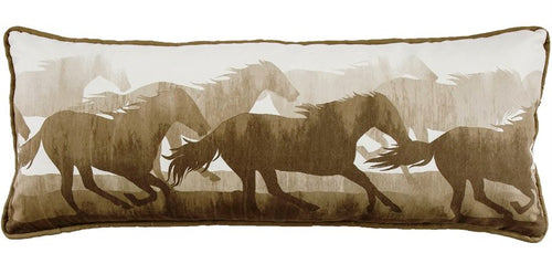 Running Horses Body Pillow