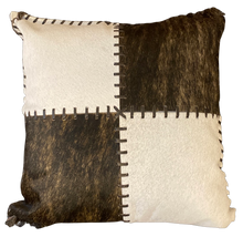 Load image into Gallery viewer, Brazilian Cowhide Accent Pillow - 20&quot; x 20&quot;