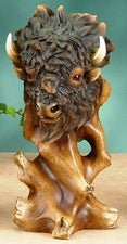 "Buffalo Bust" Sculpture