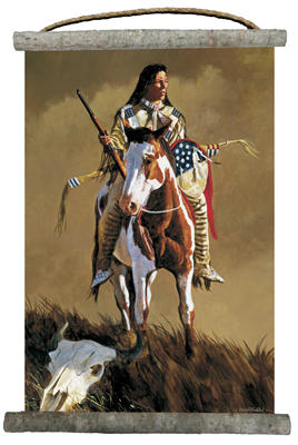 Ghost of the Plains Canvas Wall Scroll 18