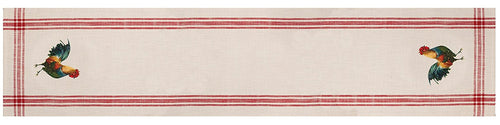 Farm Nostalgia Rooster Table Runner